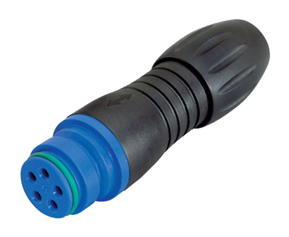 Binder 99-9106-60-03 Snap-In IP67 Female cable connector, Contacts: 3, 4.0-6.0 mm, unshielded, solder, IP67, VDE | American Cable Assemblies