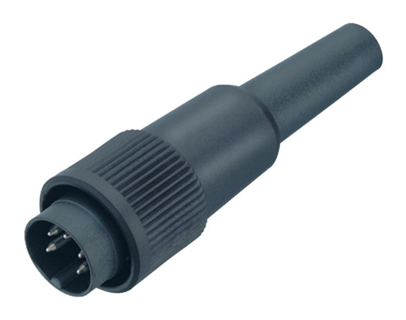 Binder 99-0657-00-16 Bayonet Male cable connector, Contacts: 16, 3.0-6.0 mm, unshielded, solder, IP40 | American Cable Assemblies