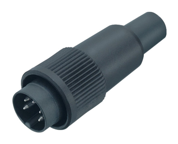Binder 99-0601-02-02 Bayonet Male cable connector, Contacts: 2, 6.0-8.0 mm, unshielded, solder, IP40 | American Cable Assemblies
