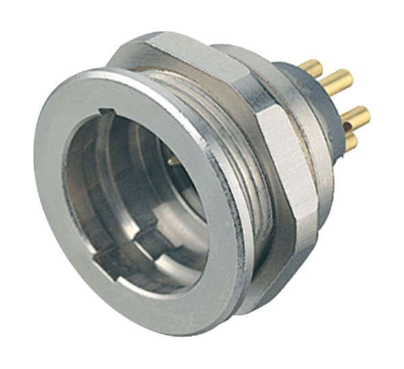 Binder 09-4835-15-12 Push-Pull Male panel mount connector, Contacts: 12, unshielded, solder, IP67 | American Cable Assemblies