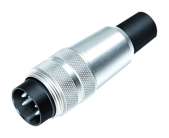 Binder 09-0301-02-02 M16 IP40 Male cable connector, Contacts: 2 (02-a), 6.0-8.0 mm, unshielded, solder, IP40 | American Cable Assemblies