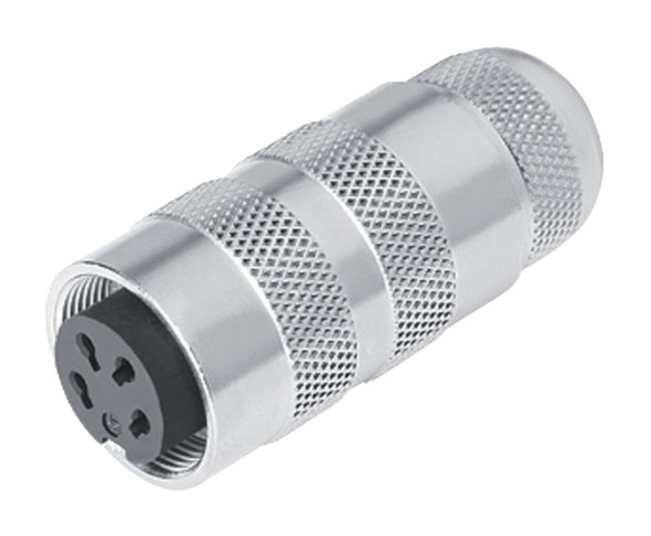 Binder 99-5122-740-06 M16 IP67 Female cable connector, Contacts: 6 (06-a), 4.0-8.0 mm, unshielded, crimping (Crimp contacts must be ordered separately), IP67, UL, Short version | American Cable Assemblies