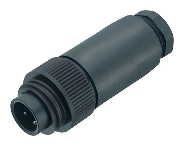 Binder 99-0217-160-07 RD24 Male cable connector, Contacts: 6+PE, 12.0-14.0 mm, unshielded, screw clamp, IP67, PG 16 | American Cable Assemblies