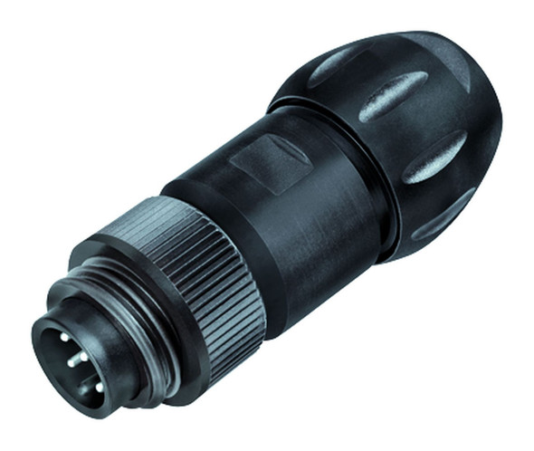 Binder 99-4201-300-07 RD24 Male cable connector, Contacts: 6+PE, 7.0-17.0 mm, unshielded, crimping (Crimp contacts must be ordered separately), IP67, UL, ESTI+, VDE, Vario | American Cable Assemblies