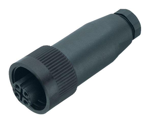 Binder 99-0218-00-07 RD24 Female cable connector, Contacts: 6+PE, 6.0-8.0 mm, unshielded, screw clamp, IP67, PG 9 | American Cable Assemblies