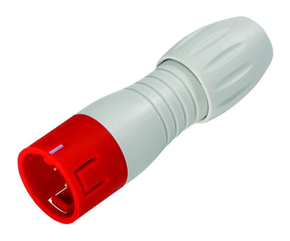 Binder 99-9113-450-05 Snap-In IP67 (miniature) Male cable connector, Contacts: 5, 4.0-6.0 mm, unshielded, solder, IP67 | American Cable Assemblies