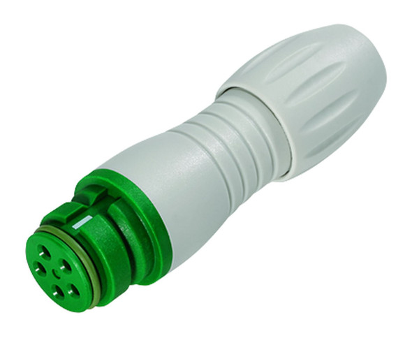 Binder 99-9106-470-03 Snap-In IP67 (miniature) Female cable connector, Contacts: 3, 4.0-6.0 mm, unshielded, solder, IP67 | American Cable Assemblies