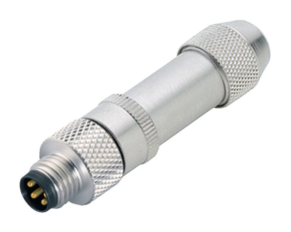 Binder 99-3361-25-03 M8 Male cable connector, Contacts: 3, 2.0-3.5 mm, shieldable, solder, IP67 | American Cable Assemblies