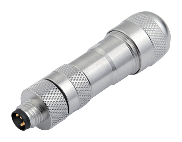 Binder 99-3363-300-04 M8 Male cable connector, Contacts: 4, 6.0-8.0 mm, shieldable, screw clamp, IP67, UL | American Cable Assemblies