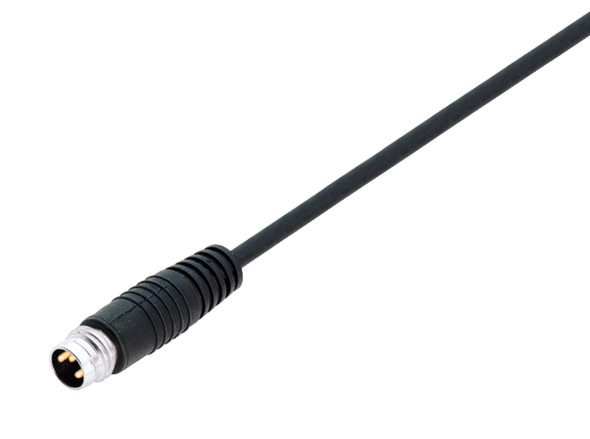 Binder 79-3409-02-03 M8 Male cable connector, unshielded, 3 x 0.14 mm², 2 m | American Cable Assemblies
