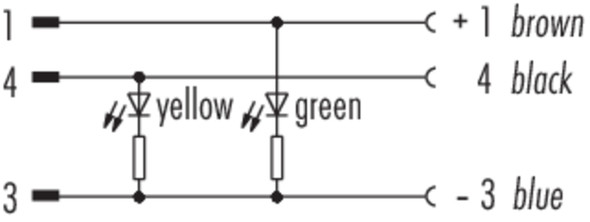 Binder 77-3606-0000-20003-1000 M8 Female cable connector, Contacts: 3, unshielded, moulded on the cable, IP67/IP69K, UL, PVC, grey, 3 x 0.34 mm², 10 m