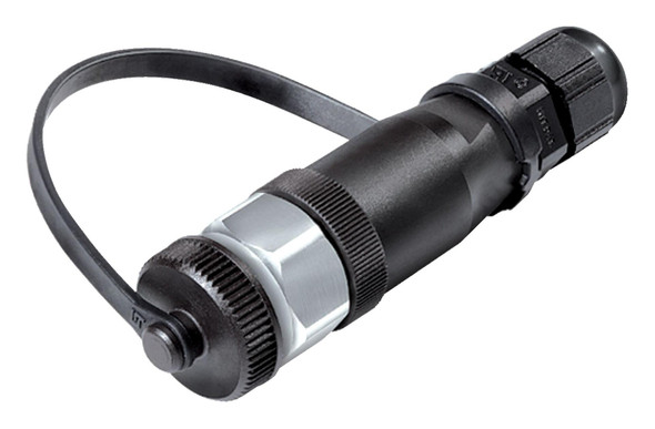 Binder 99-0430-684-04 M12-A Female cable connector, Contacts: 4, 4.0-6.5 mm, unshielded, screw clamp, IP69K | American Cable Assemblies