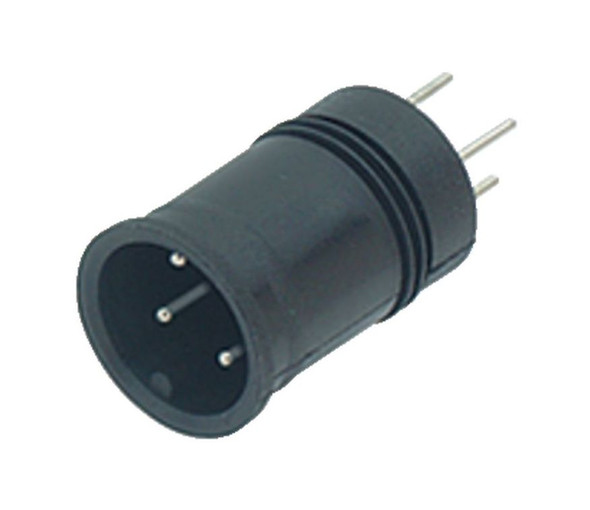 Binder 09-0431-216-04 M12-A Male receptacle, Contacts: 4, unshielded, THT, IP67 | American Cable Assemblies