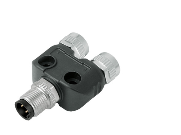 Binder 79-5236-40-05 Connecting Cables Twin distributor, Contacts: 5, unshielded, pluggable, IP68, UL, M12x1,0 | American Cable Assemblies