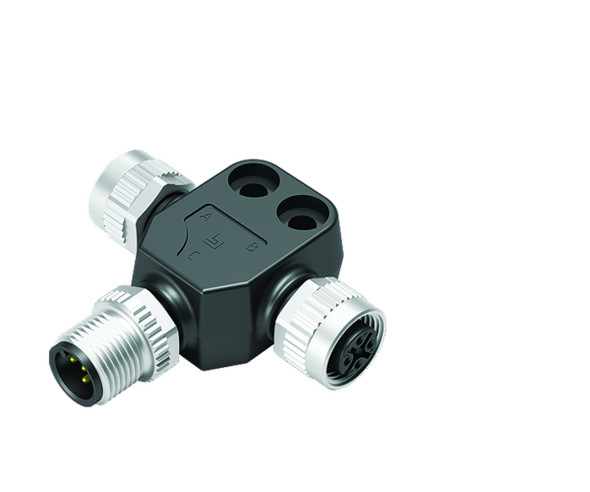 Binder 79-5256-190-05 Connecting Cables Twin distributor, Contacts: 5, unshielded, pluggable, IP68, UL, M12x1,0 | American Cable Assemblies