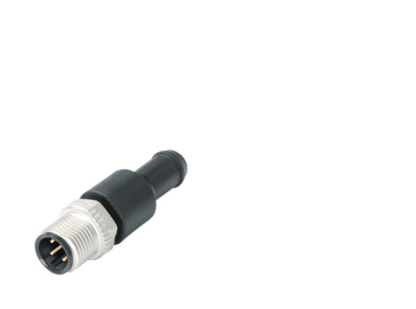 Binder 77-9835-0000-00004 M12-B Male terminating connector, Contacts: 4, unshielded, IP68, UL, Profibus, PUR | American Cable Assemblies