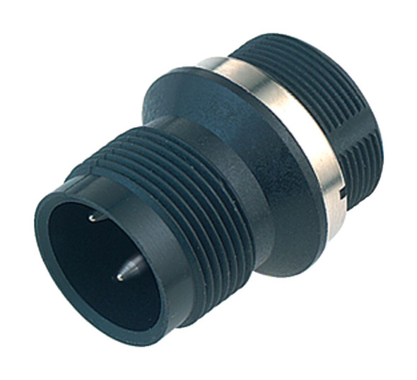 Binder 09-0441-81-04 M18 Male panel mount connector, Contacts: 4, unshielded, solder, IP67 | American Cable Assemblies