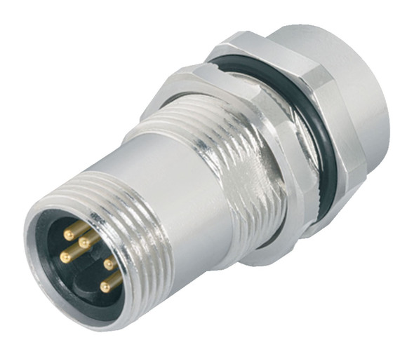 Binder 09-2472-00-05 7/8" Adapter, Contacts: 5, unshielded, pluggable, IP67, VDE | American Cable Assemblies