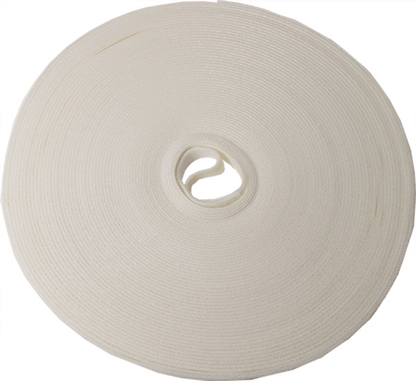 75′ Roll Velcro Tie Wrap, 1/2″ wide, White