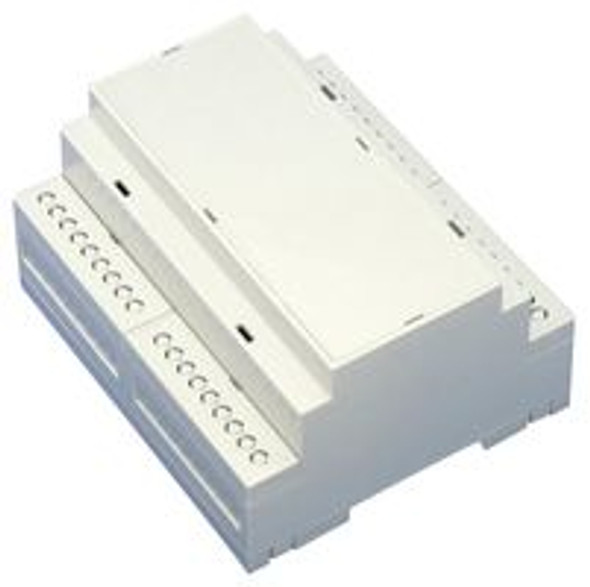 Bud Industries DMB-4771 DIN Rail Mount Multi-Board Box, UL94V-0, DIN Rail, ABS, Polycarbonate, 90.2 mm | American Cable Assemblies