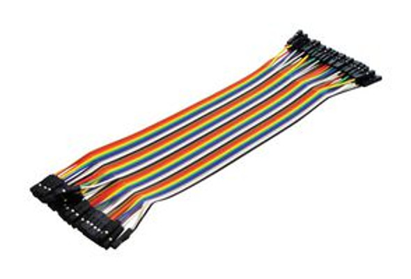 Bud Industries BC-32629 Bundle, 26 AWG, 40 Wires, Female - Female, 200 mm | American Cable Assemblies