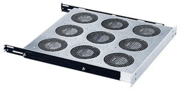 Bud Industries FT-1170-MG 9 Fans Not Included (FN-1280), 115 VAC, 17 W, 105 cu.ft/min, Ball | American Cable Assemblies