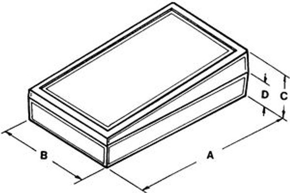 Bud Industries PS-11292-B Plastibox Style B, Multipurpose, ABS, 142.7 mm, 83 mm, 38 mm | American Cable Assemblies