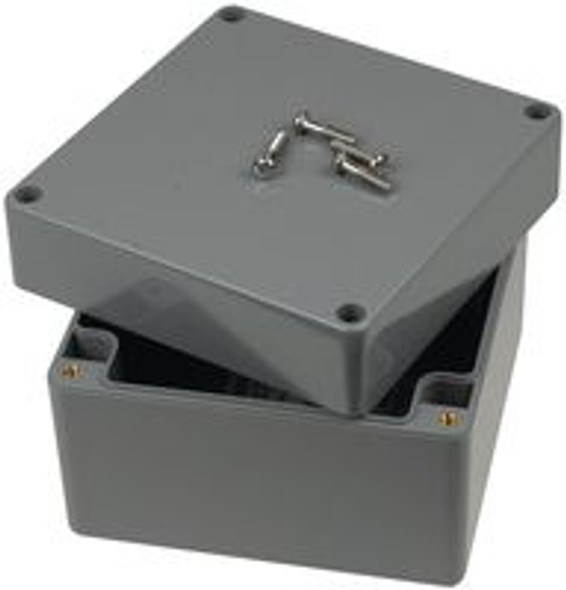 Bud Industries PN-1337-DG Junction Box, ABS, 119.9 mm, 120 mm, 90 mm, IP66 | American Cable Assemblies