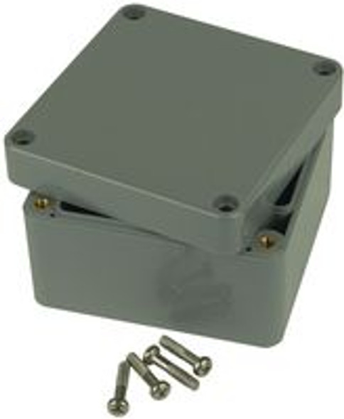 Bud Industries PN-1332-DG Junction Box, ABS, 160 mm, 80 mm, 55 mm, IP66 | American Cable Assemblies