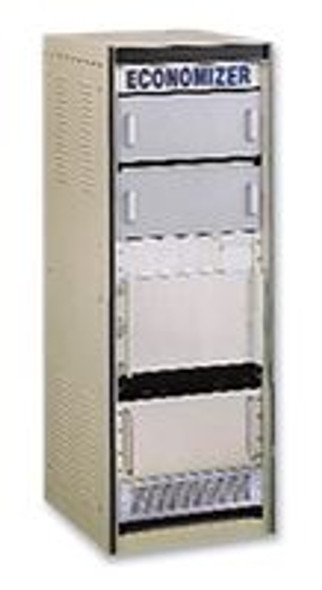 Bud Industries ER-16596-S Louvered Steel Door, Rack with panel space height 78.75, Steel, Sand | American Cable Assemblies