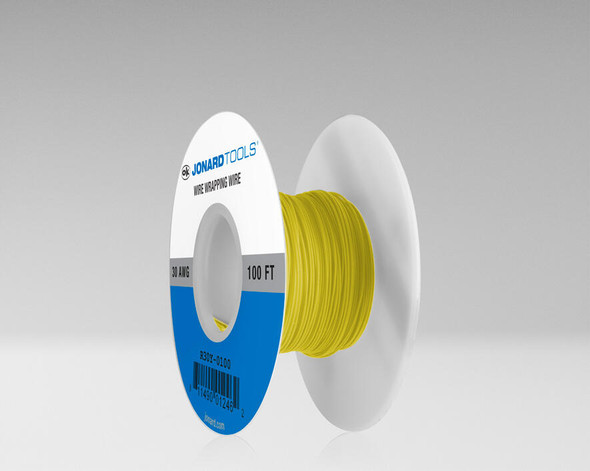 Jonard R30Y-0100 Wire 30 Awg Yellow 100 Ft | American Cable Assemblies