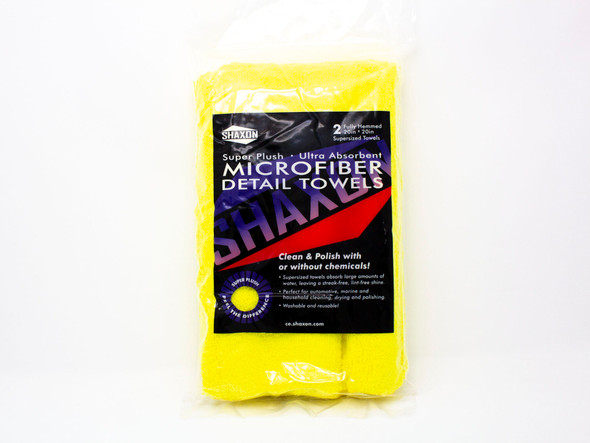 Shaxon SH-SHX-DT-2-B Detail Microfiber Cleaning Towels| American Cable Assemblies