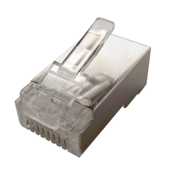 Shaxon SH-ULMPRSL-88-xxB Mod Plug, RJ45 8P8c, For Cat5e Round Solid Cable, Gold Plated Contacts| American Cable Assemblies