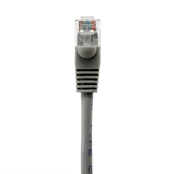 Shaxon SH-UL624M8XXGY-3F CAT 5e Patch Cable, UTP Stranded, Flush Molded Boots, Gray| American Cable Assemblies