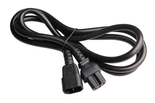 GLOBAL IEC C14 to C15 Cords: Multiple Colors + Lengths