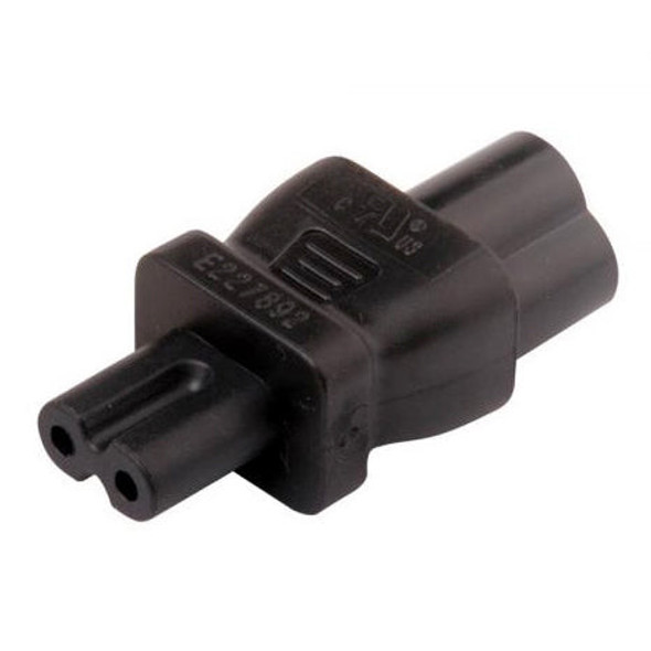 IEC C7 to IEC C6 Plug Adapter