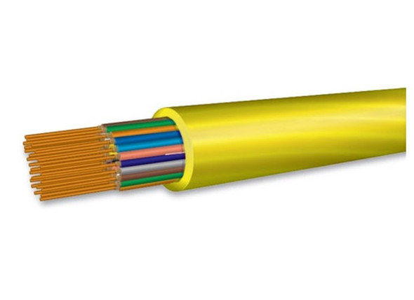 OCC, BX, Breakout Series, 36-Strand, 2.5mm, Tight Buffered,  Indoor/Outdoor, OFNP Rated, OS2, 9/125, Singlemode, Yellow Jacket (Priced Per Foot) | American Cable Assemblies