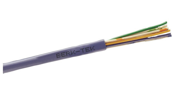 Berk-Tek 10032047 Category 3, Plenum UTP Cable, 4 pair, White, Box