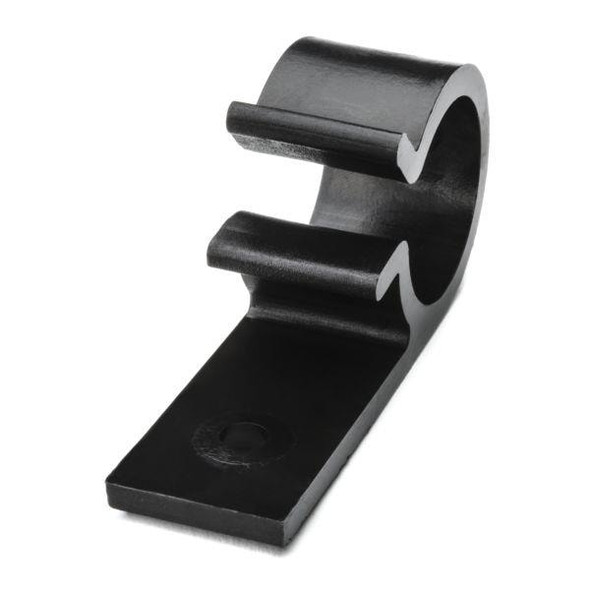 HellermannTyton D20L4 Cable Mounting & Accessories CABLE CLIP BLK | American Cable Assemblies