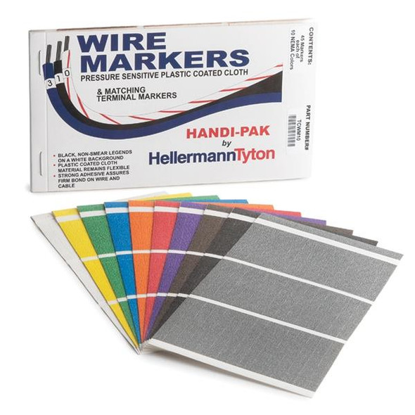 HellermannTyton TCWM10 Wire Labels & Markers TCWM#10 HANDI-PAK | American Cable Assemblies