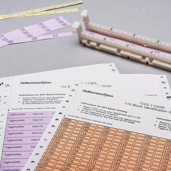 HellermannTyton TAG13L-789 Wire Labels & Markers LASER TAG .75X.25 17 | American Cable Assemblies