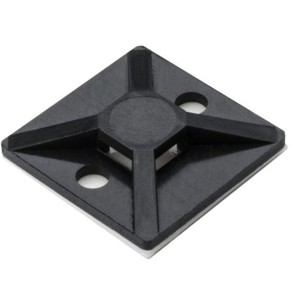 HellermannTyton MB3A0A2H4 Cable Tie Mounts MB3A MOUNTING BASE BLK-4945 | American Cable Assemblies