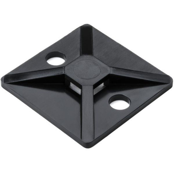 HellermannTyton MB40C2 Cable Tie Mounts MB4 MOUNTING BASE BLK-T50 | American Cable Assemblies