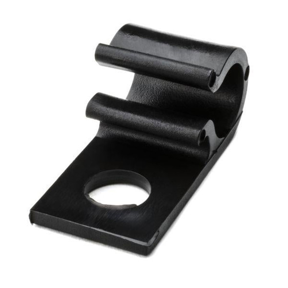 HellermannTyton D10H4 Cable Mounting & Accessories CABLE CLIP BLK | American Cable Assemblies