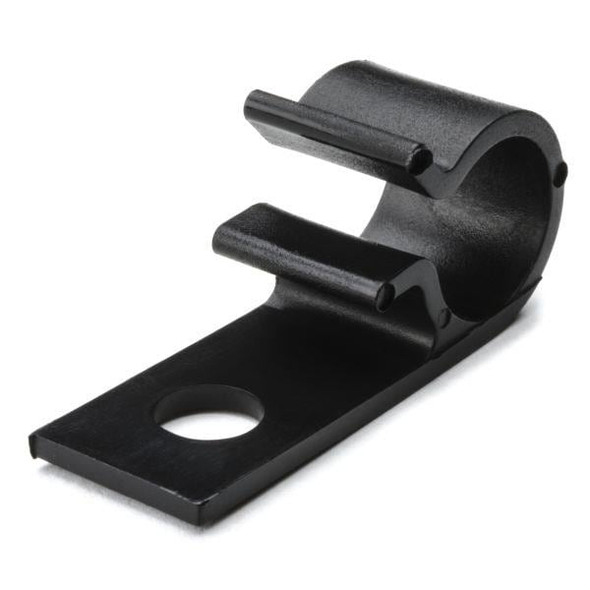 HellermannTyton D15L4 Cable Mounting & Accessories CABLE CLIP BLK | American Cable Assemblies