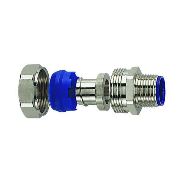 HellermannTyton LTP25-075-CUL Conduit Fittings & Accessories HelaGuard Liquid-Tight Flex Met Fitting, Non-Ins Throat, Straight, 3/4" NPT Thread, 0.75" (25mm) Dia, NPB, 10/pkg | American Cable Assemblies