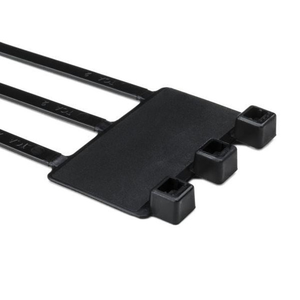 HellermannTyton IT50RT0UVK2 Cable Ties IT50RT BLK UV TRIPLE ID 8 | American Cable Assemblies