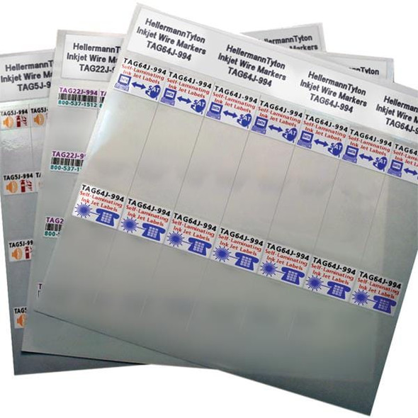 HellermannTyton TAG5J-994 Wire Labels & Markers .8 X 1.625 1000/PK | American Cable Assemblies