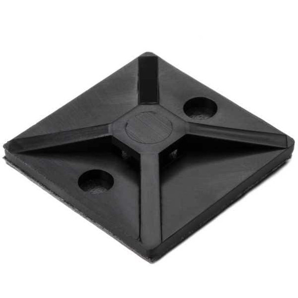 HellermannTyton 151-00646 Cable Tie Mounts MB4A BLK UV MNTG BASE-5952 ADH | American Cable Assemblies