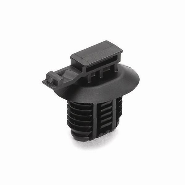 HellermannTyton 151-01397 Cable Mounting & Accessories Connector Clip, 9.017.0mm Hole Dia., PA66HIRHSUV, Black, 2000/carton | American Cable Assemblies